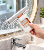 Modern Bathroom Squeegee in Action